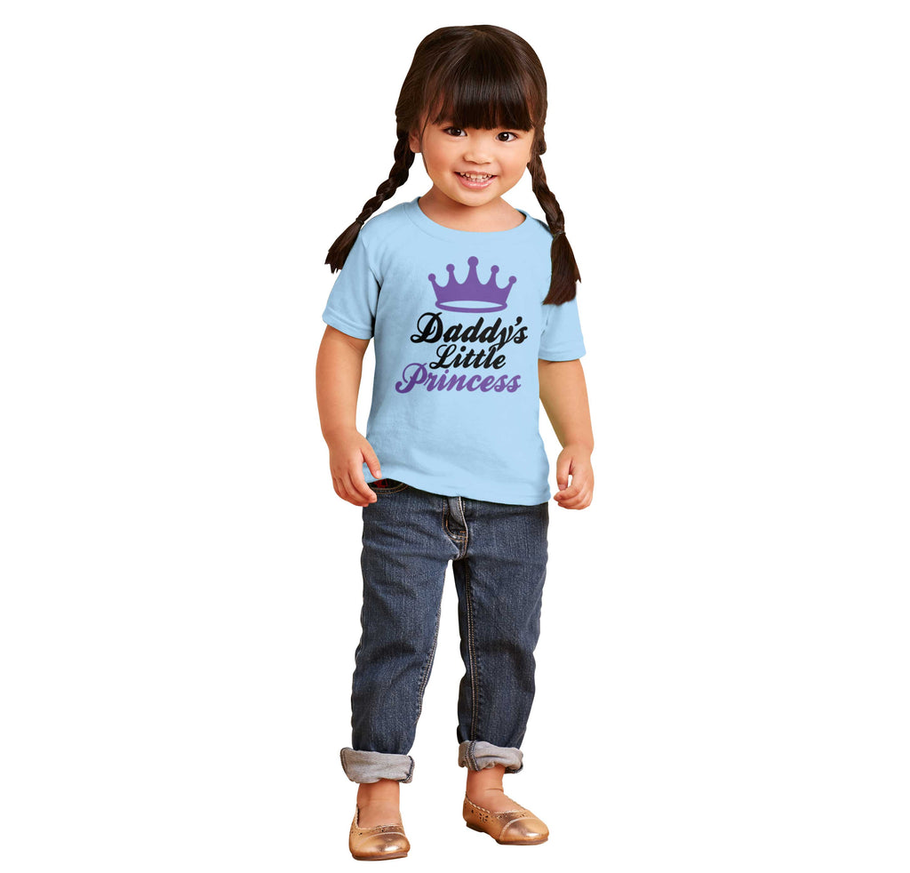 Daddy's Little Princess Infant Toddler T Shirt-Direct To Garment Print-Brisco Baby