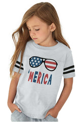 ‘merica Toddler Football Jersey Tee-Direct To Garment Print-Brisco Baby