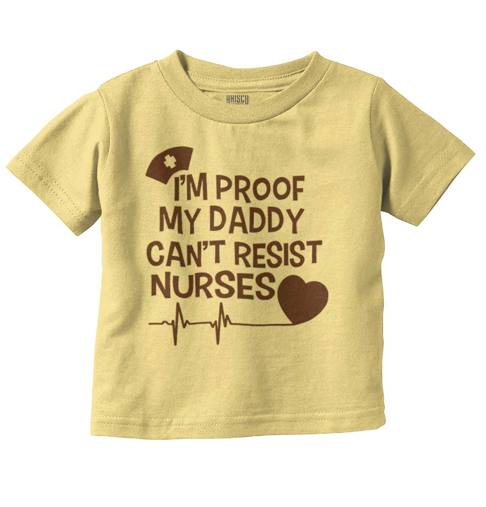 Can't Resist Nurses Infant Toddler T Shirt-Direct To Garment Print-Brisco Baby