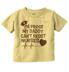 Can't Resist Nurses Infant Toddler T Shirt-Direct To Garment Print-Brisco Baby