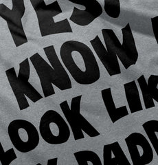 Look Like Daddy Infant Toddler T Shirt-Direct To Garment Print-Brisco Baby