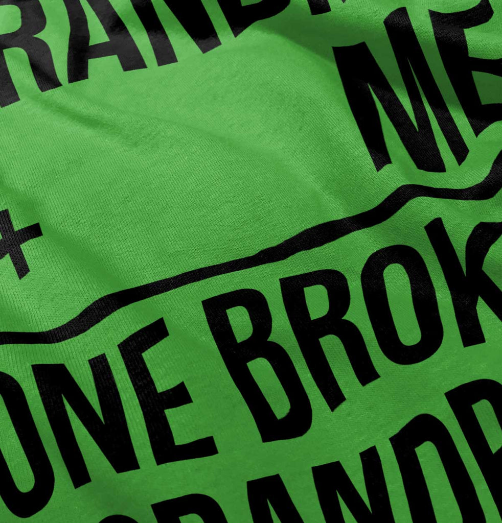 One Broke Grandpa Infant Toddler T Shirt-Direct To Garment Print-Brisco Baby