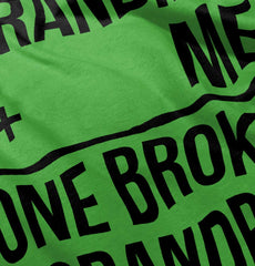 One Broke Grandpa Infant Toddler T Shirt-Direct To Garment Print-Brisco Baby