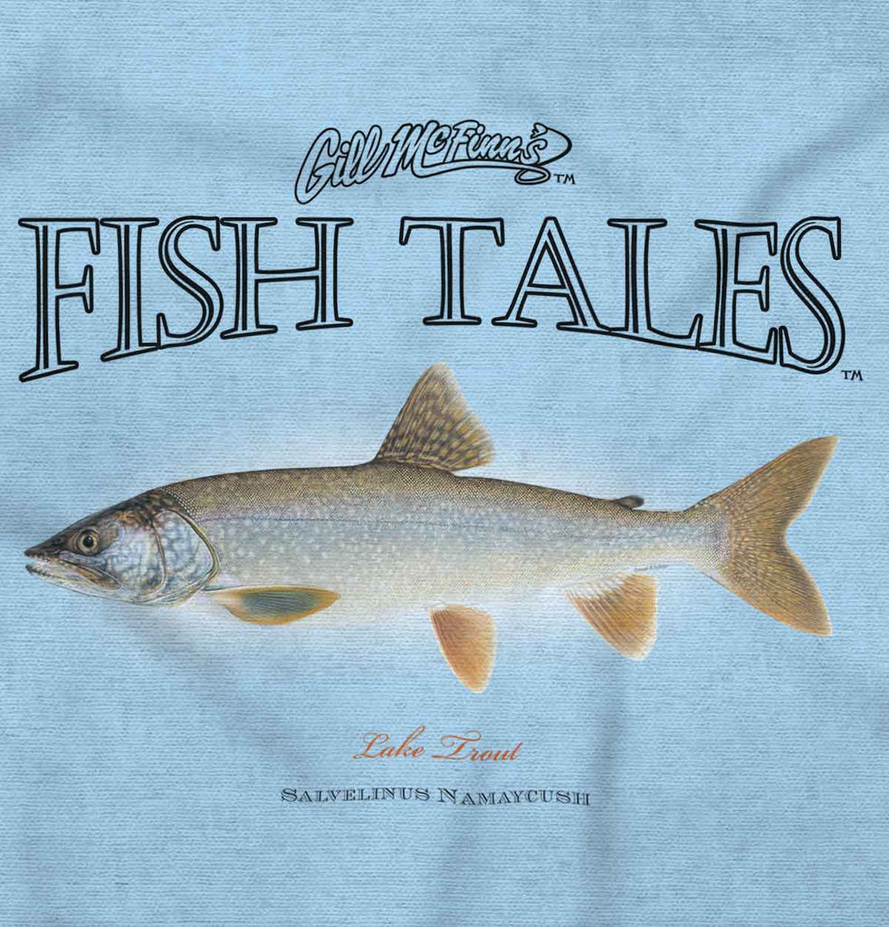 Lake Trout Infant Baby Bib-Direct To Garment Print-Brisco Baby