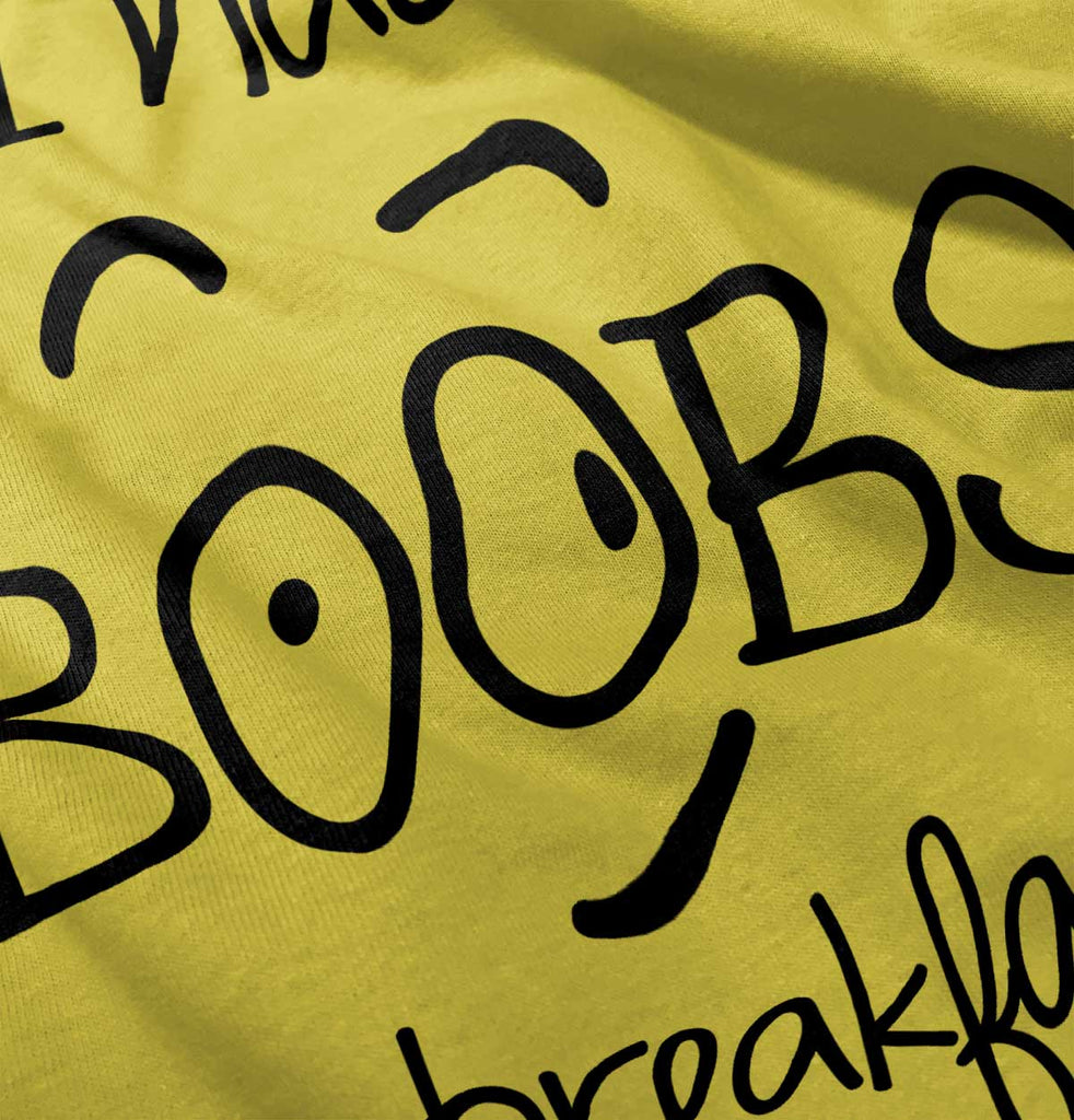 I Had Boobs Romper Bodysuit-Direct To Garment Print-Brisco Baby