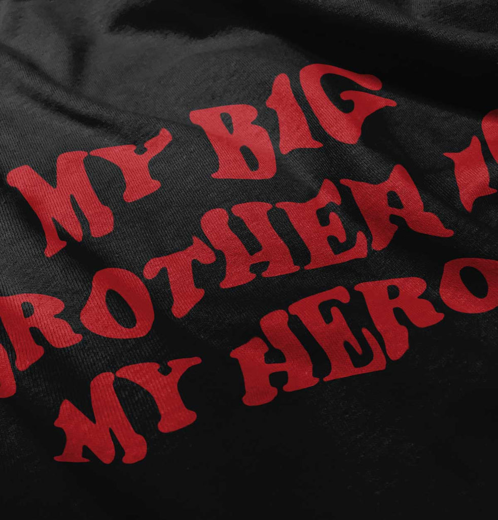 My Big Brother Is My Hero Romper Bodysuit-Direct To Garment Print-Brisco Baby