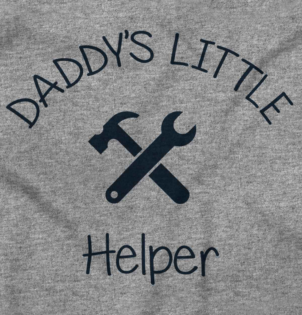 Daddy's Little Helpe Romper Bodysuit-Direct To Garment Print-Brisco Baby