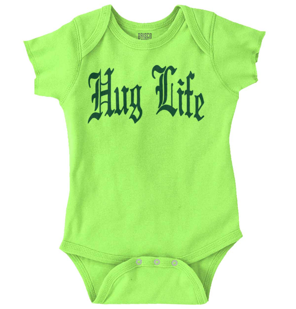 Hug Life Romper Bodysuit-Direct To Garment Print-Brisco Baby