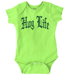 Hug Life Romper Bodysuit-Direct To Garment Print-Brisco Baby