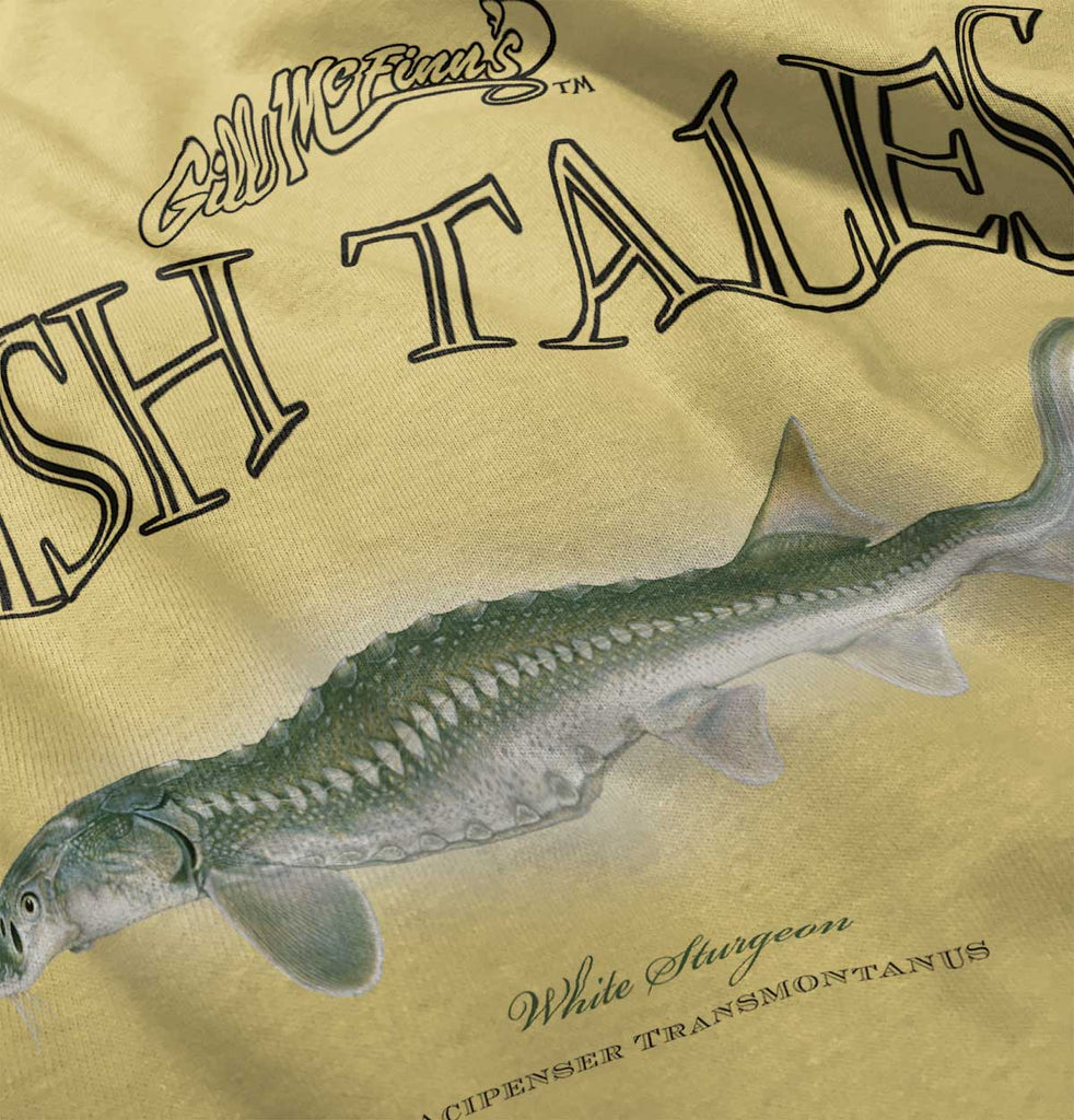 White Sturgeon Infant Toddler T Shirt-Direct To Garment Print-Brisco Baby