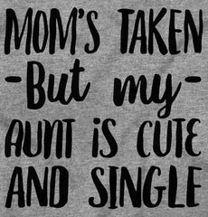 Aunt is Single Romper Bodysuit-Direct To Garment Print-Brisco Baby