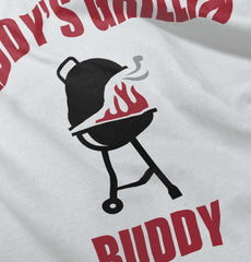 Grilling Buddy Romper Bodysuit-Direct To Garment Print-Brisco Baby
