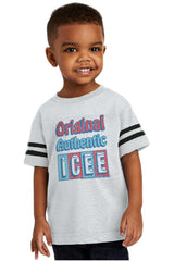 Original Authentic Toddler Football Jersey Tee-Direct To Garment Print-Brisco Baby