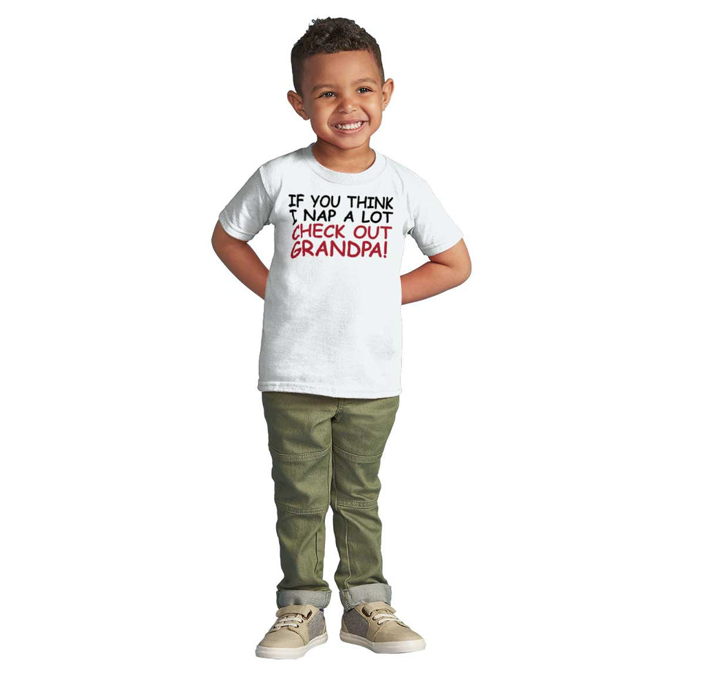 Check Out Grandpa Infant Toddler T Shirt-Direct To Garment Print-Brisco Baby