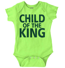 Child Of The King Romper Bodysuit-Direct To Garment Print-Brisco Baby