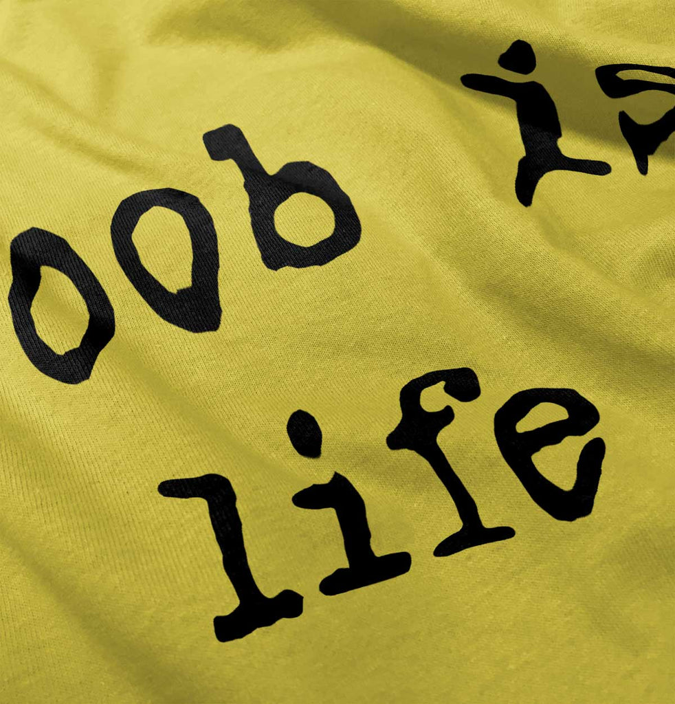 Boob Is Life Romper Bodysuit-Direct To Garment Print-Brisco Baby