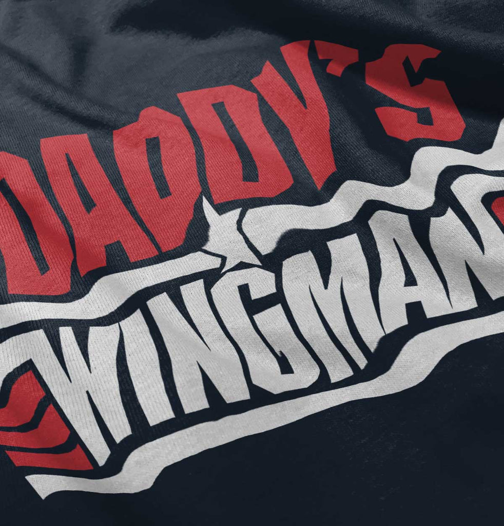 Daddy's Wingman Romper Bodysuit-Direct To Garment Print-Brisco Baby