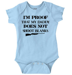 Shoot Blanks Romper Bodysuit-Direct To Garment Print-Brisco Baby