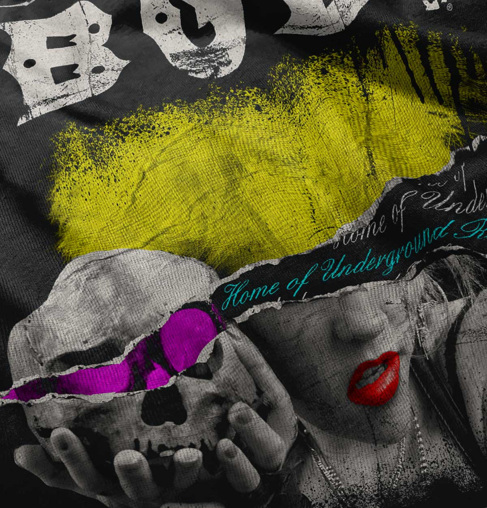 CBGB Underground Infant Baby Bib-Direct To Garment Print-Brisco Baby