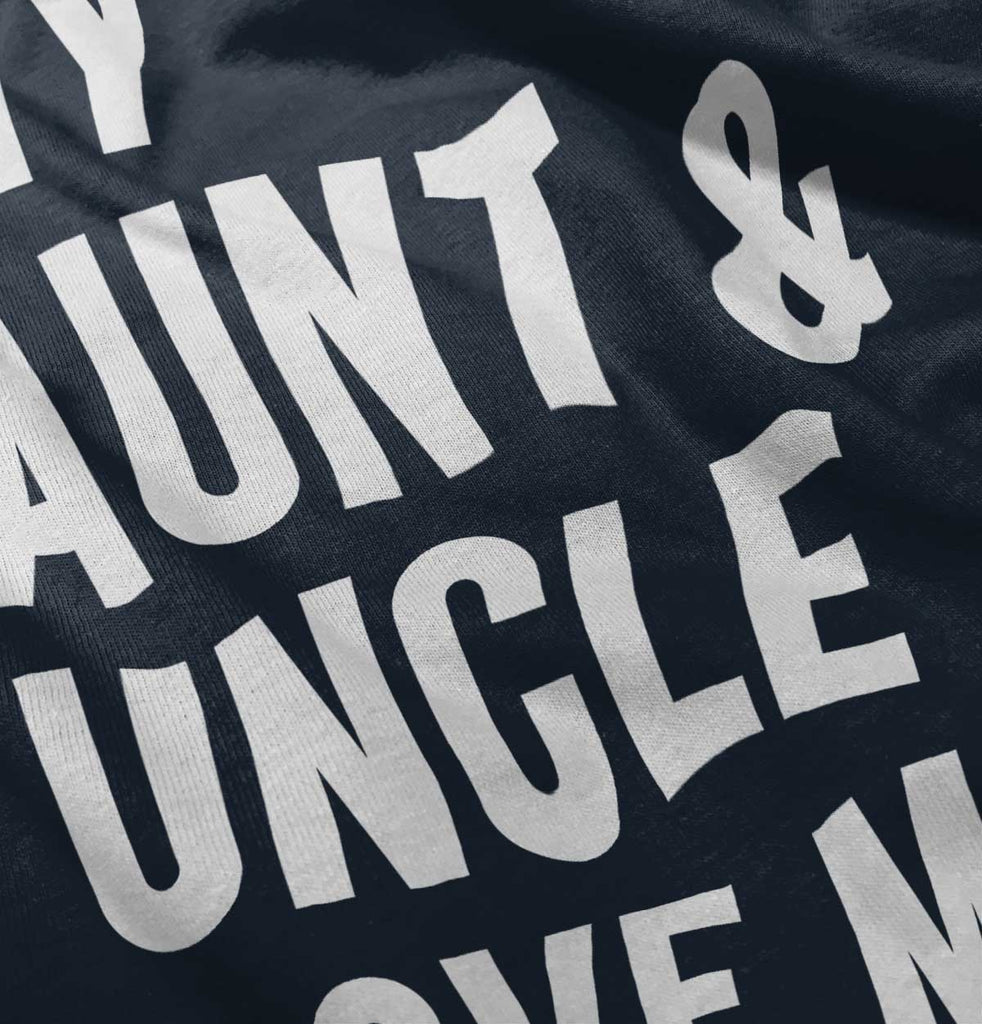 Aunt And Uncle Love Me Romper Bodysuit-Direct To Garment Print-Brisco Baby