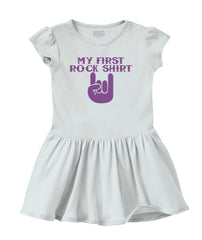 Rock Shirt Solid Baby Infant Dress-Direct To Garment Print-Brisco Baby