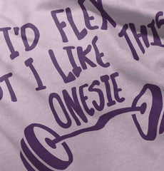 I'd Flex Infant Toddler T Shirt-Direct To Garment Print-Brisco Baby