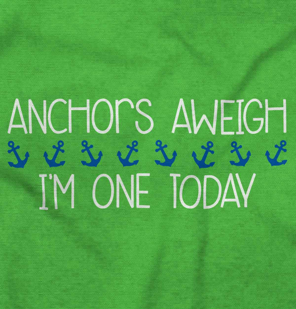 Anchors Aweigh Infant Toddler T Shirt-Direct To Garment Print-Brisco Baby
