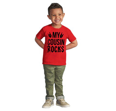My Cousin Rocks Infant Toddler T Shirt-Direct To Garment Print-Brisco Baby