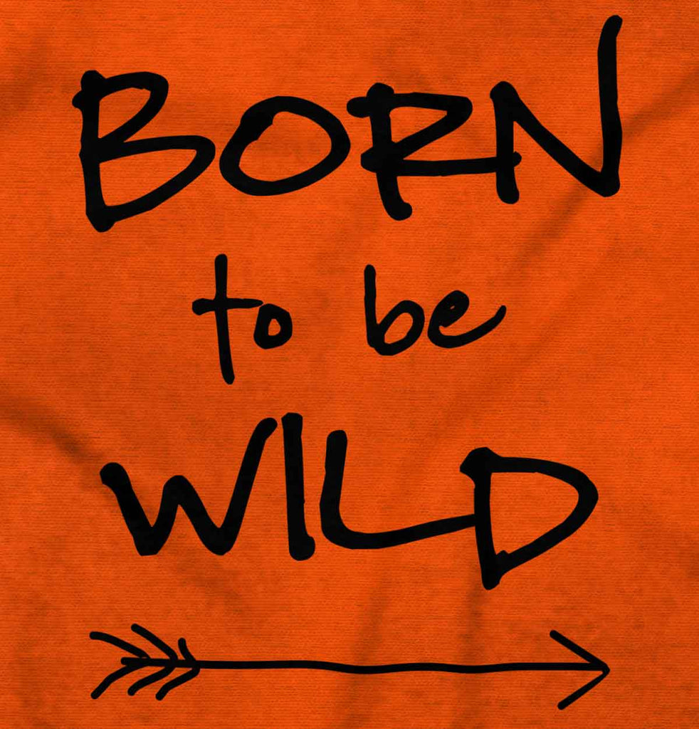 Born To Be Wild Romper Bodysuit-Direct To Garment Print-Brisco Baby