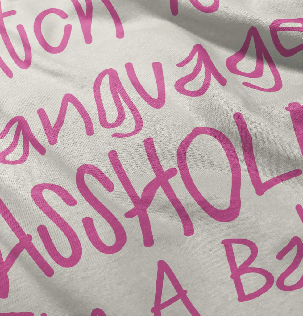 Watch The Language Baby Striped Skirt Dress-Direct To Garment Print-Brisco Baby