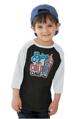 Enjoy The Cold One Toddler Baseball-Direct To Garment Print-Brisco Baby