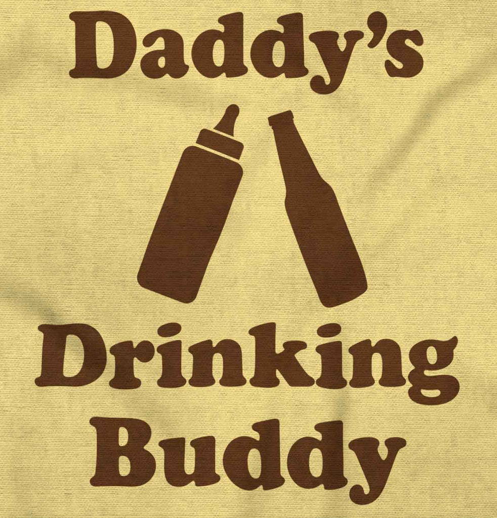 Drinking Buddy Infant Toddler T Shirt-Direct To Garment Print-Brisco Baby