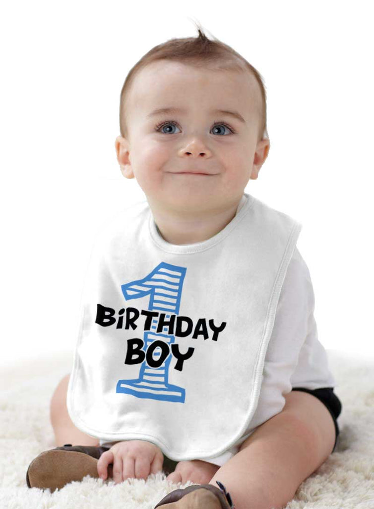 Birthday Boy Infant Baby Bib-Direct To Garment Print-Brisco Baby