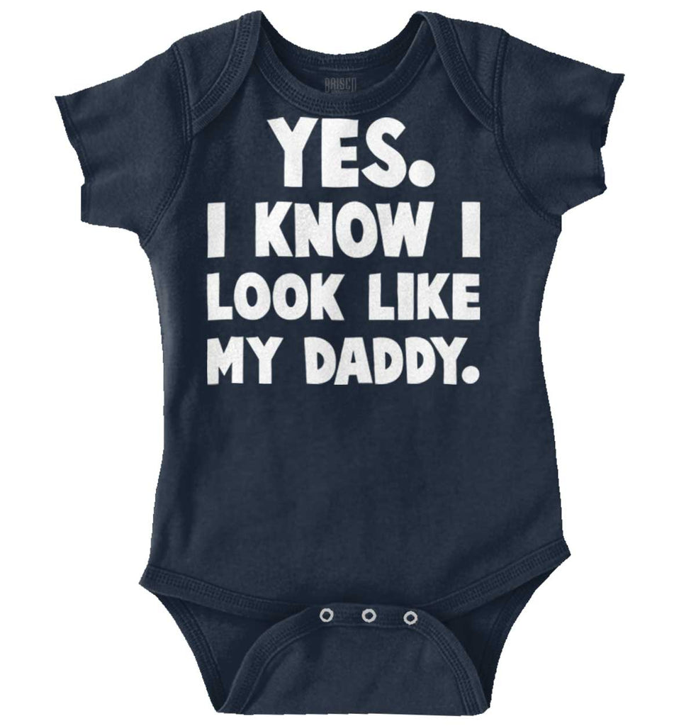 Look Like Daddy Romper Bodysuit-Direct To Garment Print-Brisco Baby
