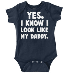 Look Like Daddy Romper Bodysuit-Direct To Garment Print-Brisco Baby