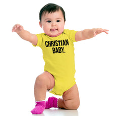 Christian Baby Romper Bodysuit-Direct To Garment Print-Brisco Baby