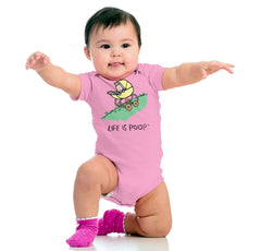 Downhill Stroller Romper-Direct To Garment Print-Brisco Baby
