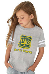 Happy Camper Toddler Football Jersey Tee-Direct To Garment Print-Brisco Baby