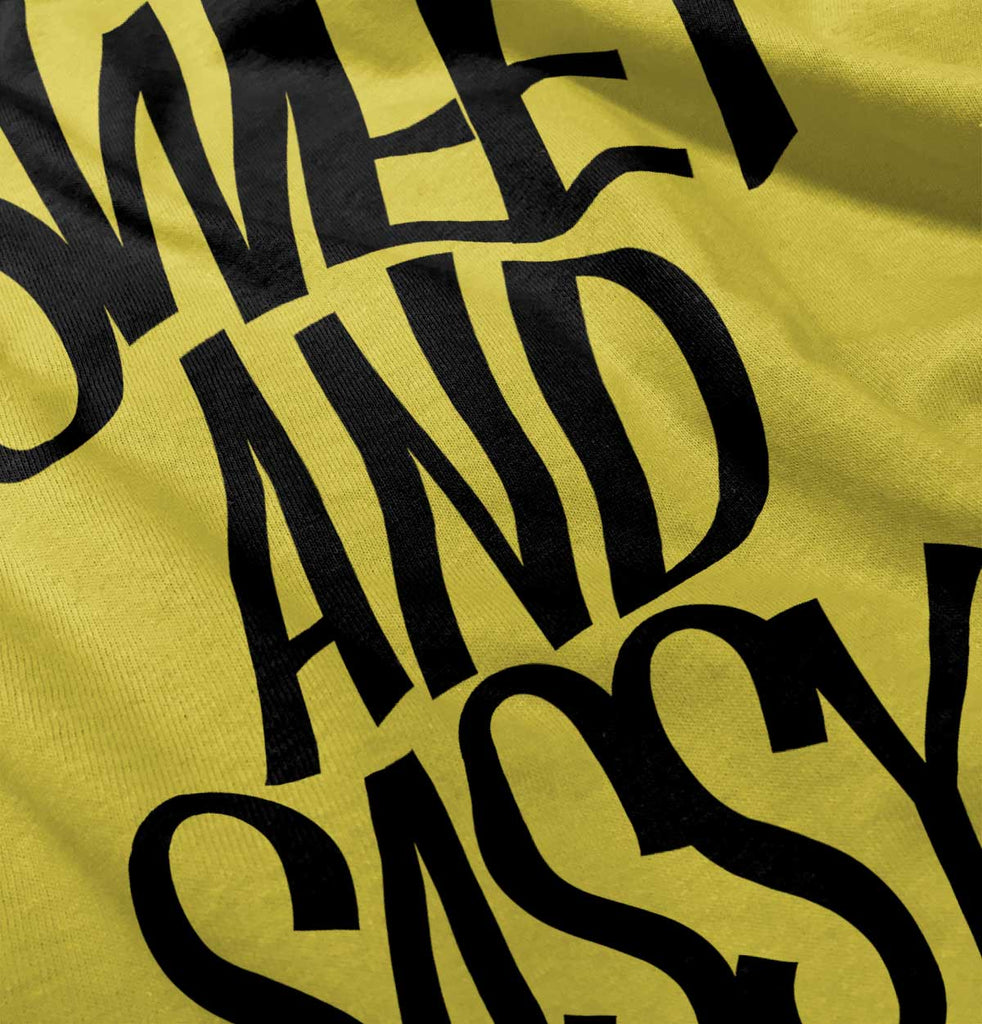 Sweet and Sassy Romper Bodysuit-Direct To Garment Print-Brisco Baby