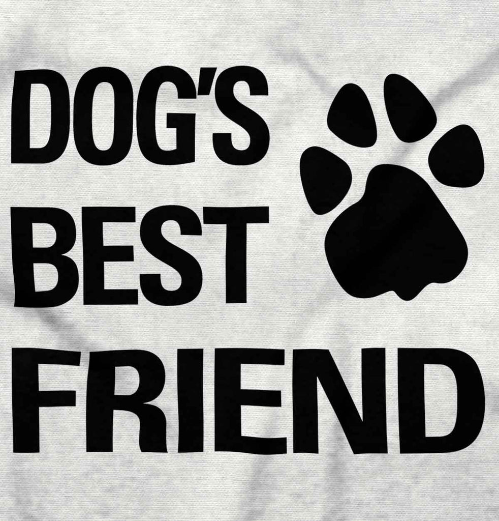 Dog's Best Friend Infant Baby Bib-Direct To Garment Print-Brisco Baby