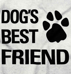 Dog's Best Friend Infant Baby Bib-Direct To Garment Print-Brisco Baby
