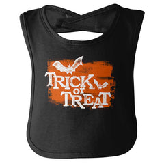 Trick or Treat Infant Baby Bib-Direct To Garment Print-Brisco Baby