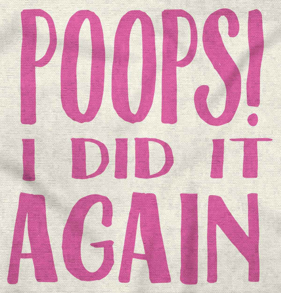 Poops I Did It Again Baby Striped Skirt Dress-Direct To Garment Print-Brisco Baby