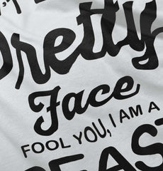 Pretty Face Infant Toddler T Shirt-Direct To Garment Print-Brisco Baby