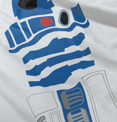 R2D2 Infant Toddler T Shirt-Direct To Garment Print-Brisco Baby