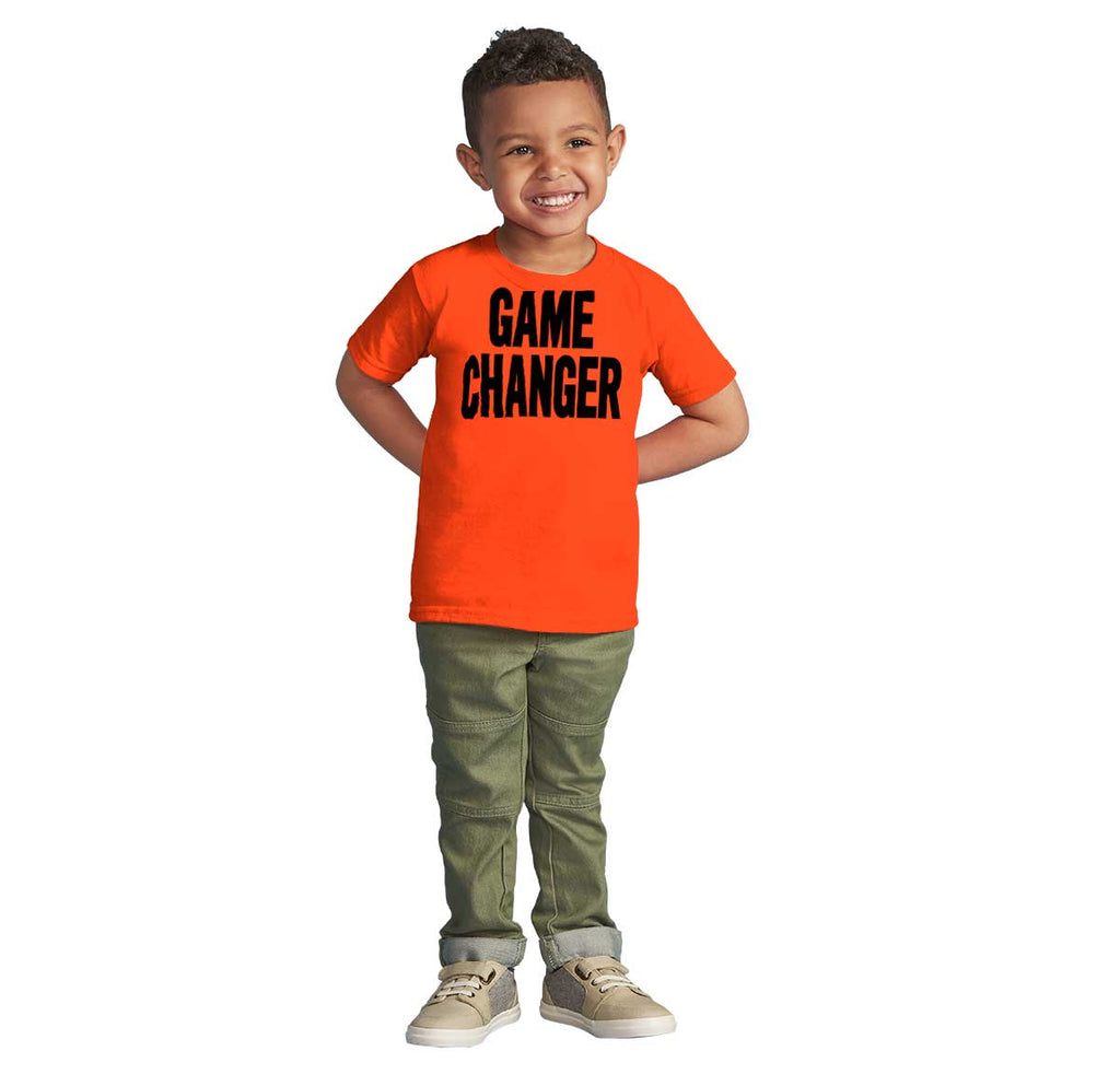 Game Changer Infant Toddler T Shirt-Direct To Garment Print-Brisco Baby