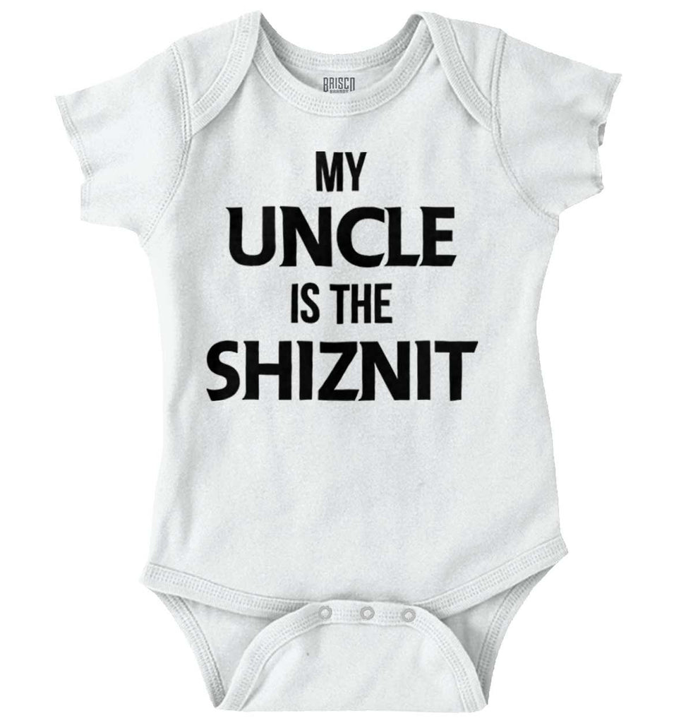 Uncle Shiznit Romper Bodysuit-Direct To Garment Print-Brisco Baby
