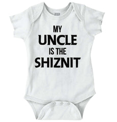 Uncle Shiznit Romper Bodysuit-Direct To Garment Print-Brisco Baby