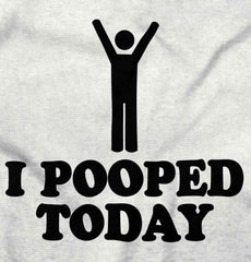 I Pooped Today Romper Bodysuit-Direct To Garment Print-Brisco Baby
