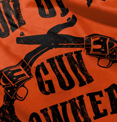 Son Gun Owner Infant Toddler T Shirt-Direct To Garment Print-Brisco Baby
